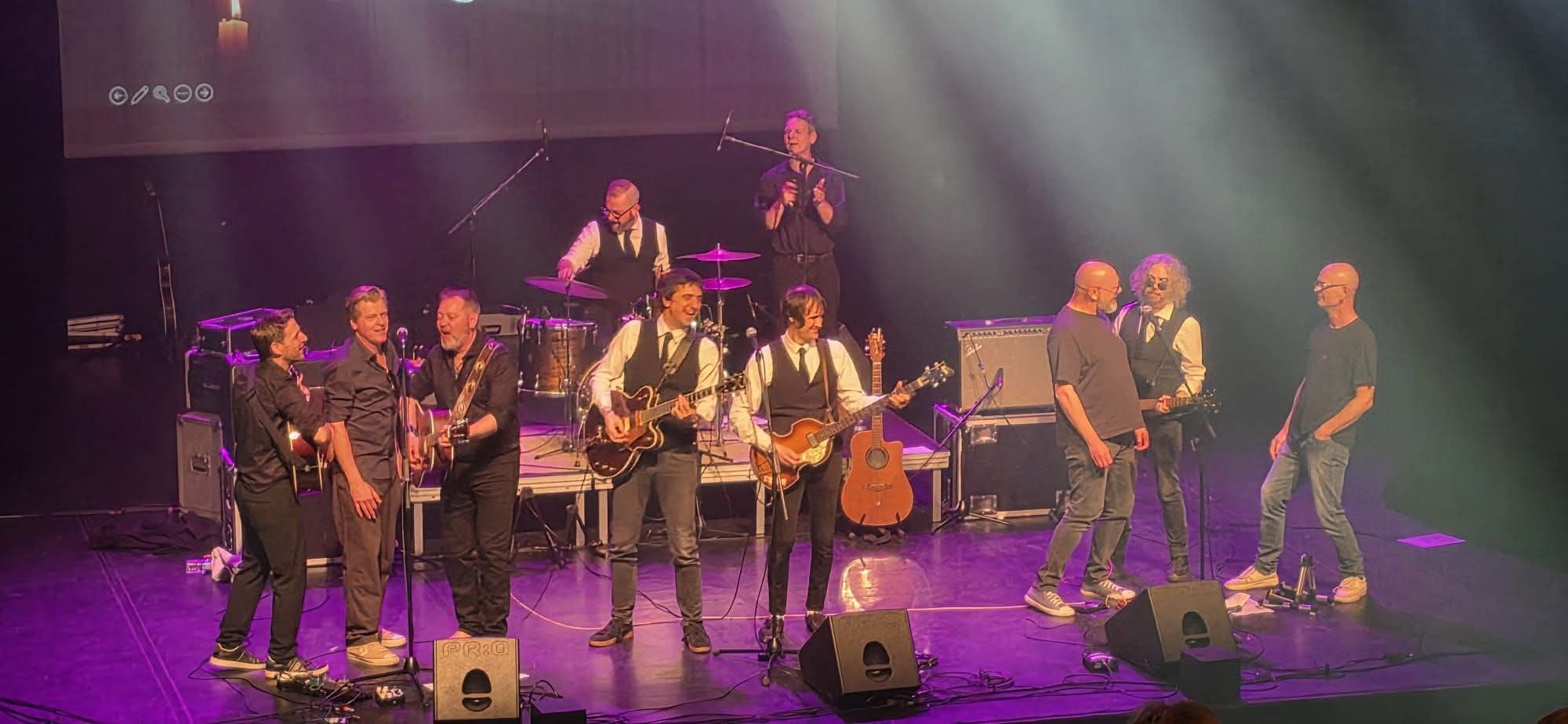 The Beatlephonics live on stage